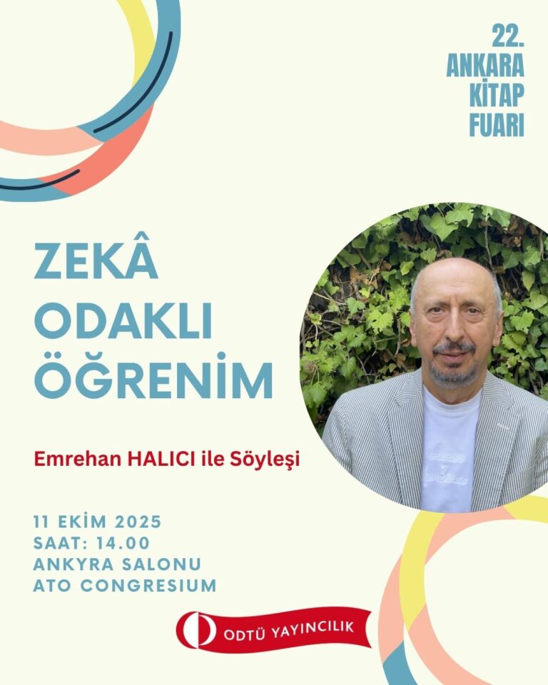 Emrehan Halıcı 22. Ankara Kitap Fuarında Katılımcılarla Buluşuyor